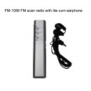 Portable Radio with Earphone and Light